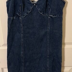 American Eagle Outfitters Blue Denim Top
